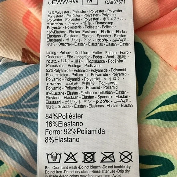 Rip curl Follow The Sun Coral Floral Long Sleeve Surf Suit One Piece Swim S,M,L - Picture 10 of 14